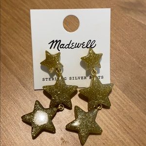 Madewell Gold Star Earrings